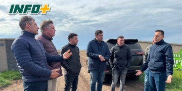 Firmaron acuerdos para obras hídrico-viales en Clason, Villa Eloisa, Lucio V. López y Casilda