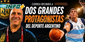 Correa recibirá a dos referentes del deporte argentino para una charla única