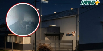 Bomberos sofocaron un incendio en un frigorífico de Totoras