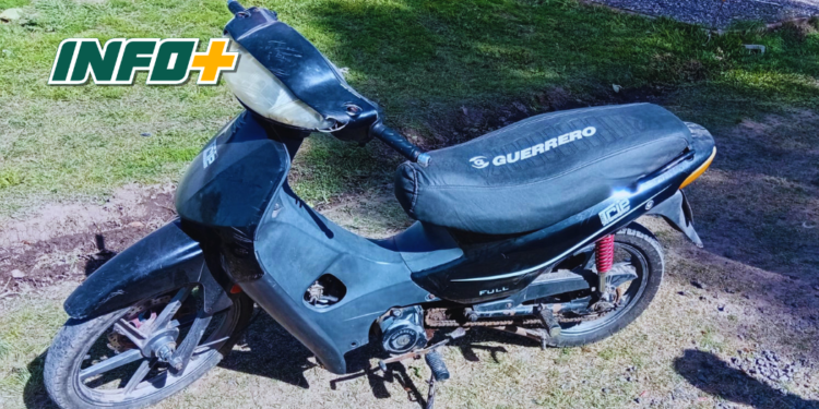 Andino: dos jovenes aprehendidos por circular en una moto robada