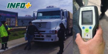 Camionero con 2,88 g/l de alcohol fue detenido tras resistirse durante un control en Timbúes