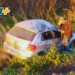 Un auto despistó y dio varios tumbos en la Ruta 41S cerca de Irigoyen