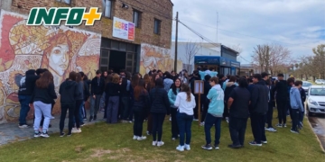Serodino: realizaron un simulacro de emergencia en la escuela secundaria Mariano Moreno