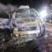 Ardió un auto entre Pueblo Andino y Serodino: dos mujeres lograron salir a tiempo