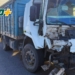 Fuerte impacto entre dos camiones sobre Ruta 65, en Díaz