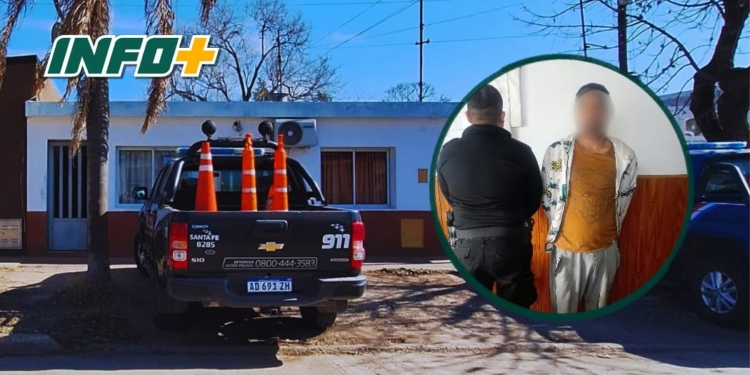 Madrugada violenta en Oliveros: un detenido tras intentar quemar una vivienda y golpear a la policía