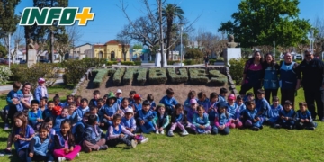 Alumnos del Jardín N.º 146 recorrieron el casco histórico de Timbúes
