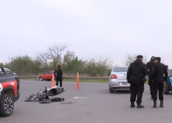 Una motociclista sufrió graves heridas tras chocar en Ruta 34