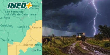 Alerta amarilla para este domingo por probables tormentas en el sur de Santa Fe