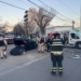 Impactante choque y vuelco en pleno centro de San Lorenzo