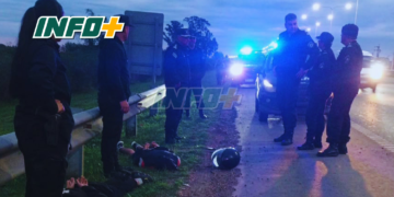 Operativo en la autopista Rosario-Santa Fe: dos aprehendidos y una moto recuperada