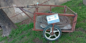 Bernardo de Irigoyen: aprehendieron a un hombre acusado de robar cables de alta tensión
