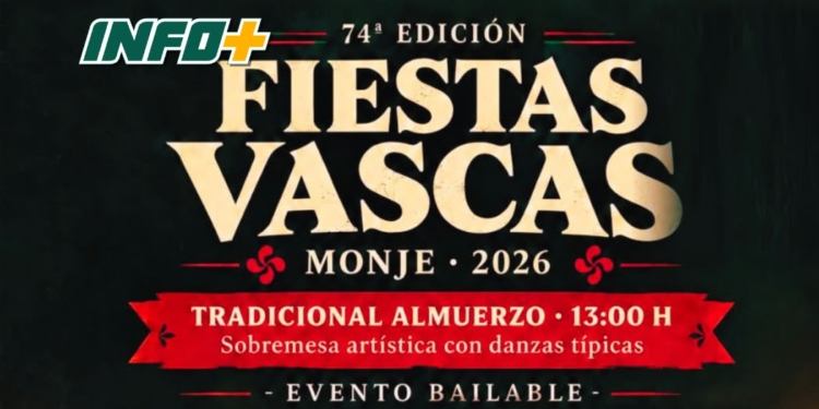 Las Fiestas Vascas tendrán su nueva edición en Monje con música, tradición y baile