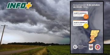 Alerta por tormentas en Santa Fe: qué zonas tendrán nivel naranja y cuáles permanecerán en amarillo este miércoles
