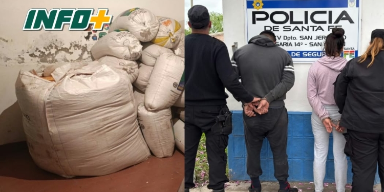 Dos aprehendidos por hurto de cereal en San Fabián: secuestraron 5 mil kilos