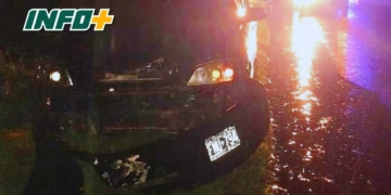 Barrancas: una motociclista de 33 años resultó gravemente herida tras un choque en Ruta 11