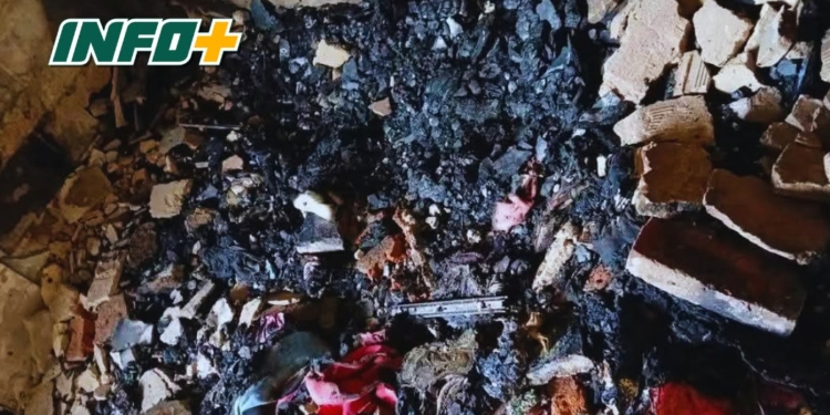 Arocena: una familia con tres pequeños pide ayuda tras el incendio de su vivienda