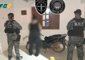 Tras un control, recuperaron en Puerto Gaboto una moto robada en 2025