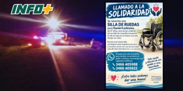 Tras la tragedia en Diaz solicitan una silla de ruedas para Daniel, uno de los jóvenes accidentados de Barrancas