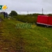 Lluvia y choque en autopista a la altura de Maciel: un camión terminó contra el guardarrail